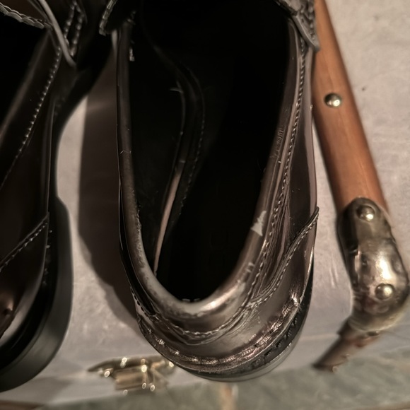 Coach Pewter Metallic Loafers - Picture 8 of 10